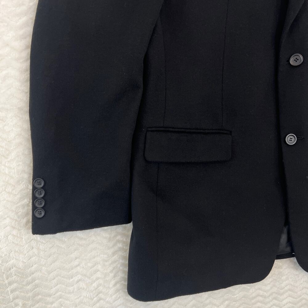 Chereskin Cashmere Wool Silk Black Blazer Jacket Sport Coat Mens 42 Long - Picture 3 of 11